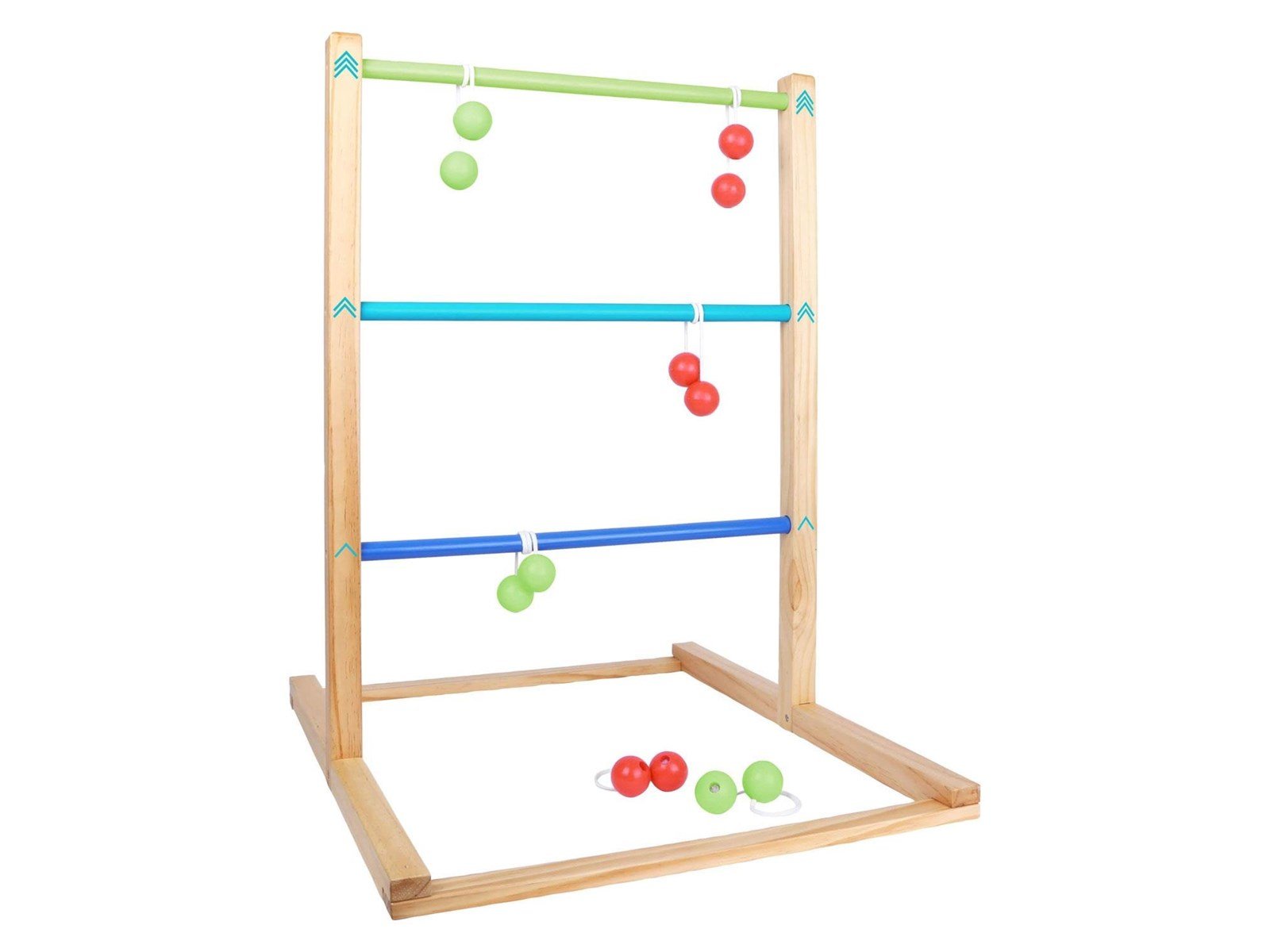 - Wooden Ladder Golf Throwing Game 7 pcs. - Wooden Ladder Golf Throwing Game 7 pcs.